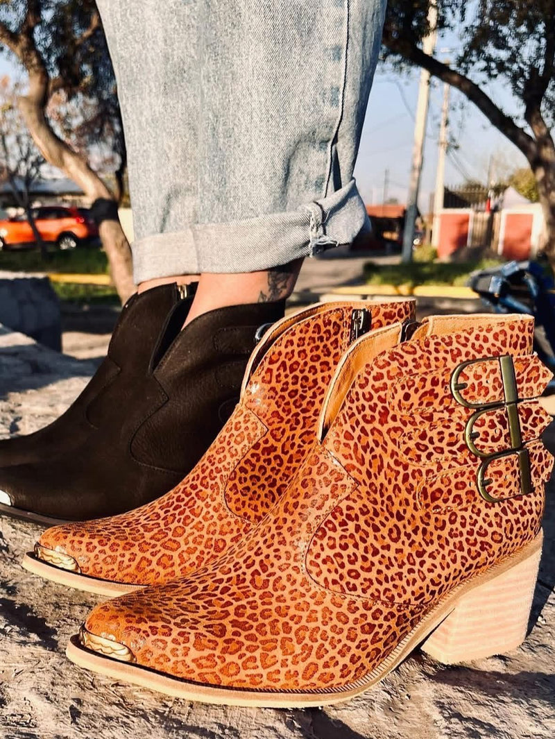 ZAPATO MUJER CUERO CAMEL