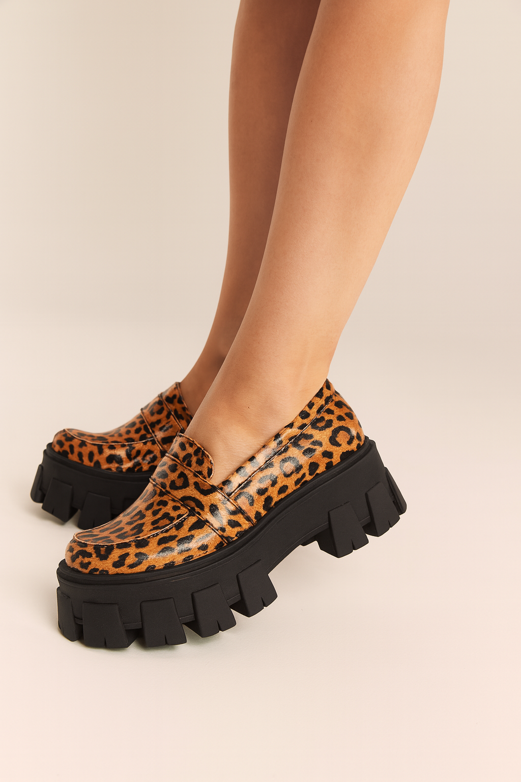 Mocasín De Cuero Mujer