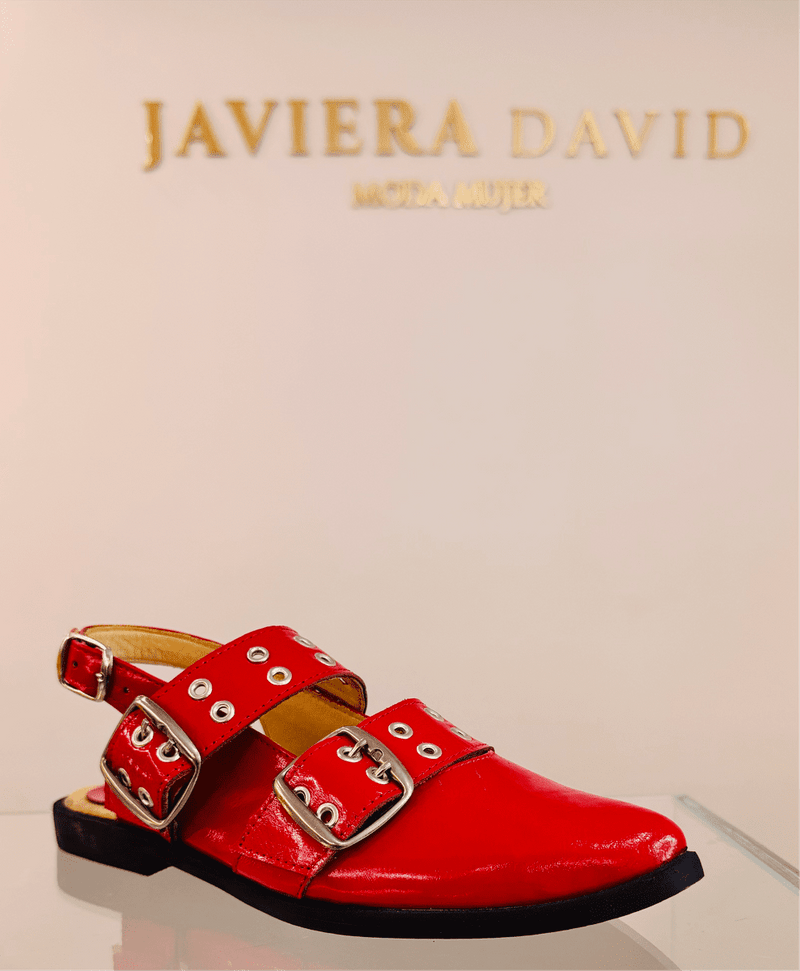 MOCASÍN ROJO CUERO RICHATO 3032 -zapato-nacional-exclusivo