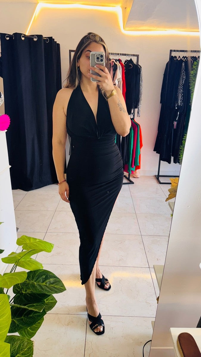 VESTIDO NEGRO -zapato-nacional-exclusivo
