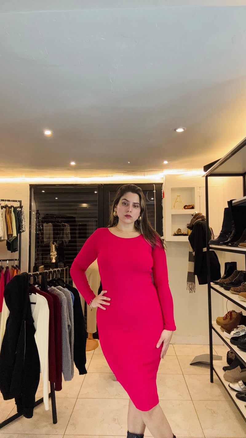 VESTIDO BRASIL FUCSIA MUJER