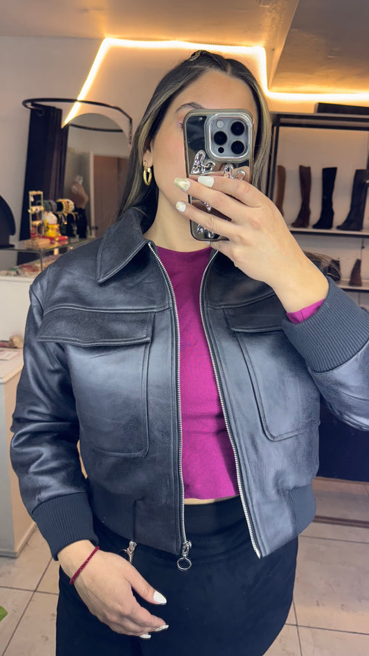 CHAQUETA CUERINA