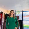 VESTIDO BRASIL VERDE MUJER