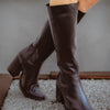 BOTA ELIZABETHA 2025 CUERO NEGRO -zapato-nacional-exclusivo