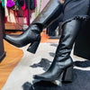 BOTA ELIZABETHA 2025 CUERO NEGRO -zapato-nacional-exclusivo