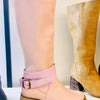 BOTA CUERO PALO ROSA MUJER