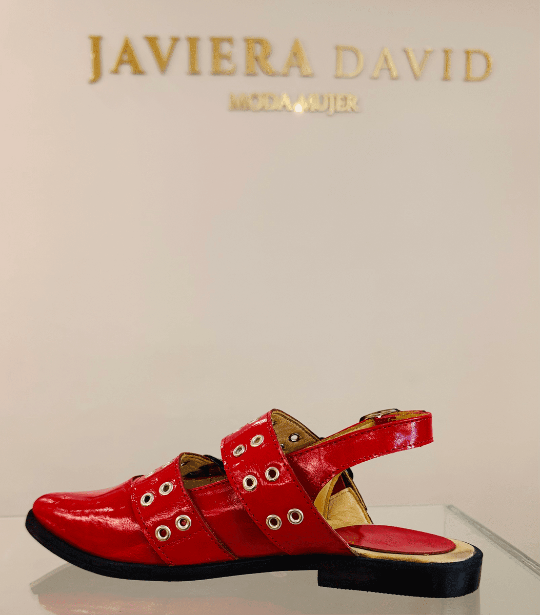 MOCASÍN ROJO CUERO RICHATO 3032 -zapato-nacional-exclusivo