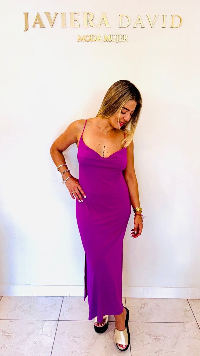 VESTIDO GALA PÚRPURA -zapato-nacional-exclusivo