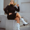 VESTIDO HILO NEGRO BRAS -zapato-nacional-exclusivo