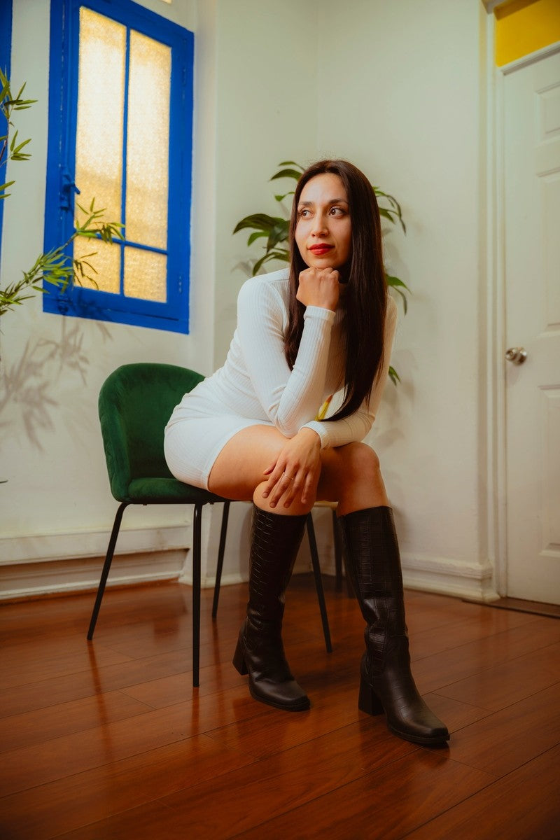 Vestido Brasileño Blanco -zapato-nacional-exclusivo